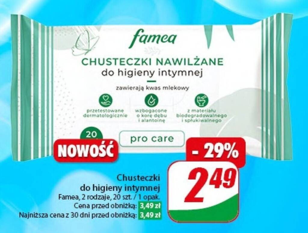 chusteczki nawilżane w tabletkach