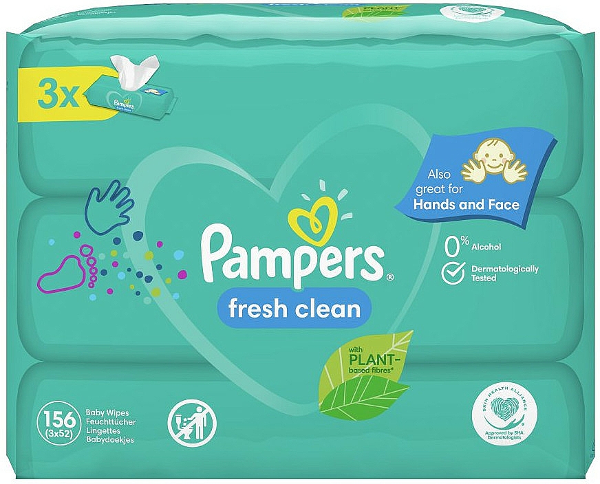 pampers fresh clean baby scent