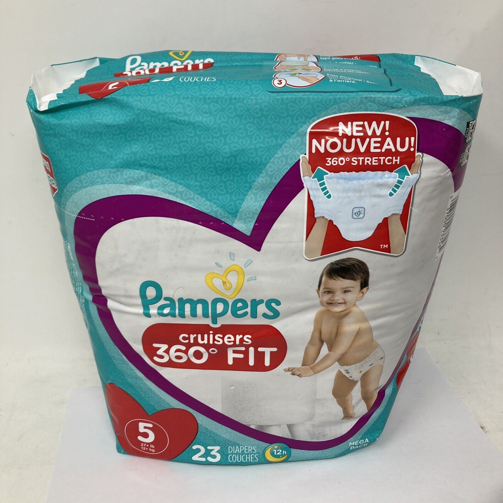 pampers carrefour taille 2