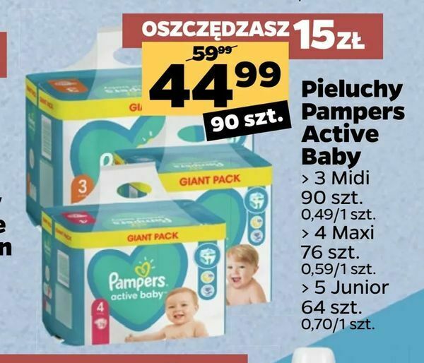 pampers new baby pieluchy rozmiar 2 mini