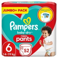 pampers size chart transparent