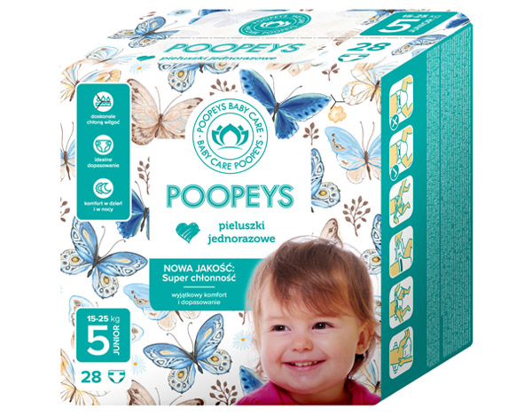 pampers newborn wymiary