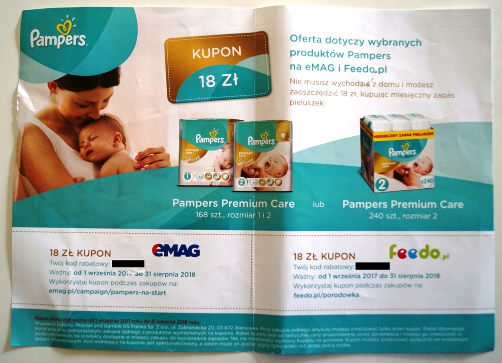 pampers premium care skład pieluszki