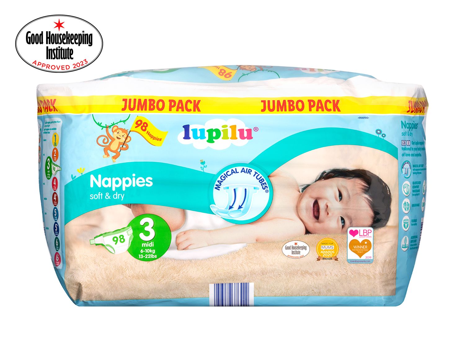 pampers premium new baby dry