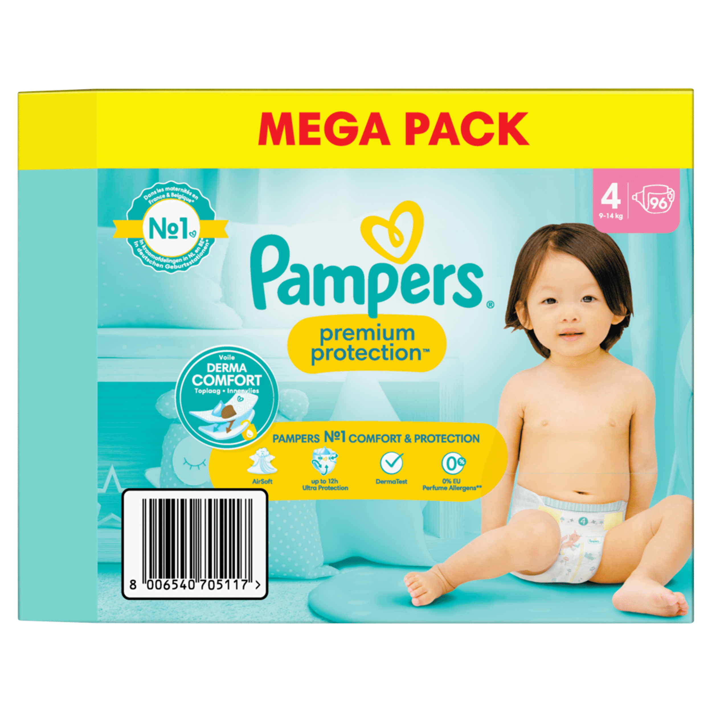 pampers 3 152 sztuki