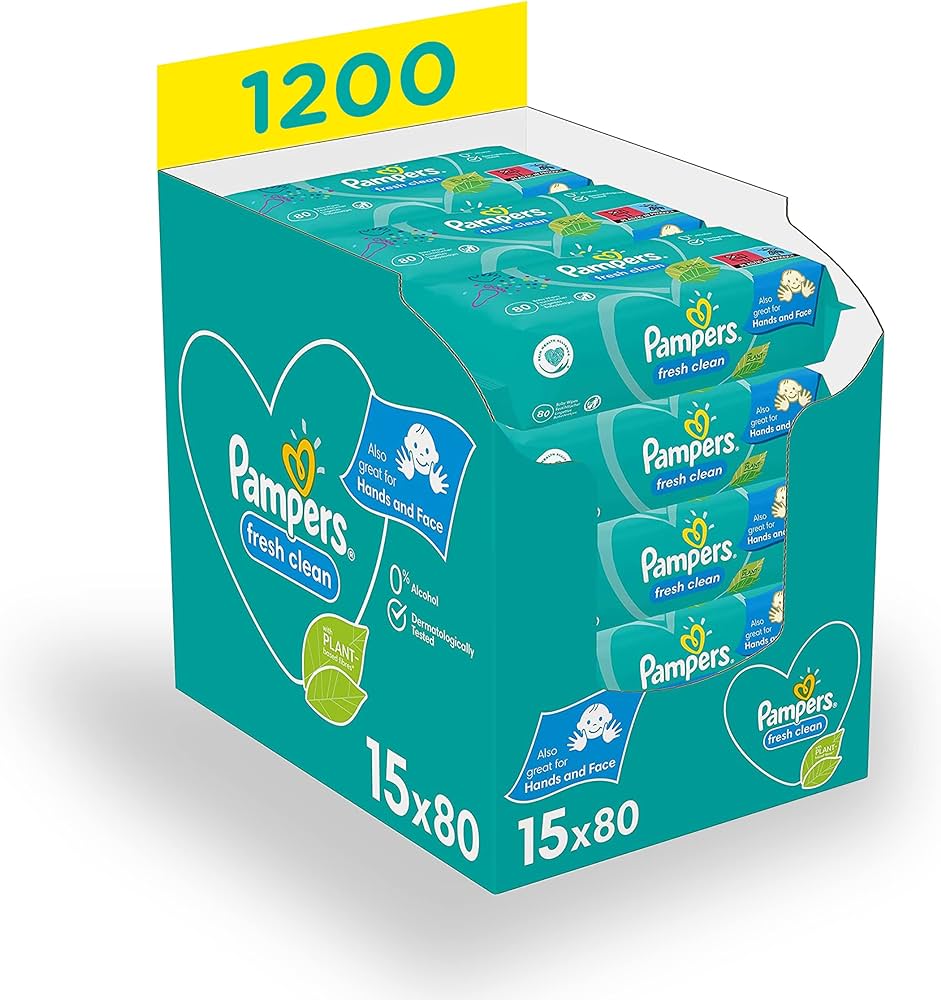 pampers box size 1