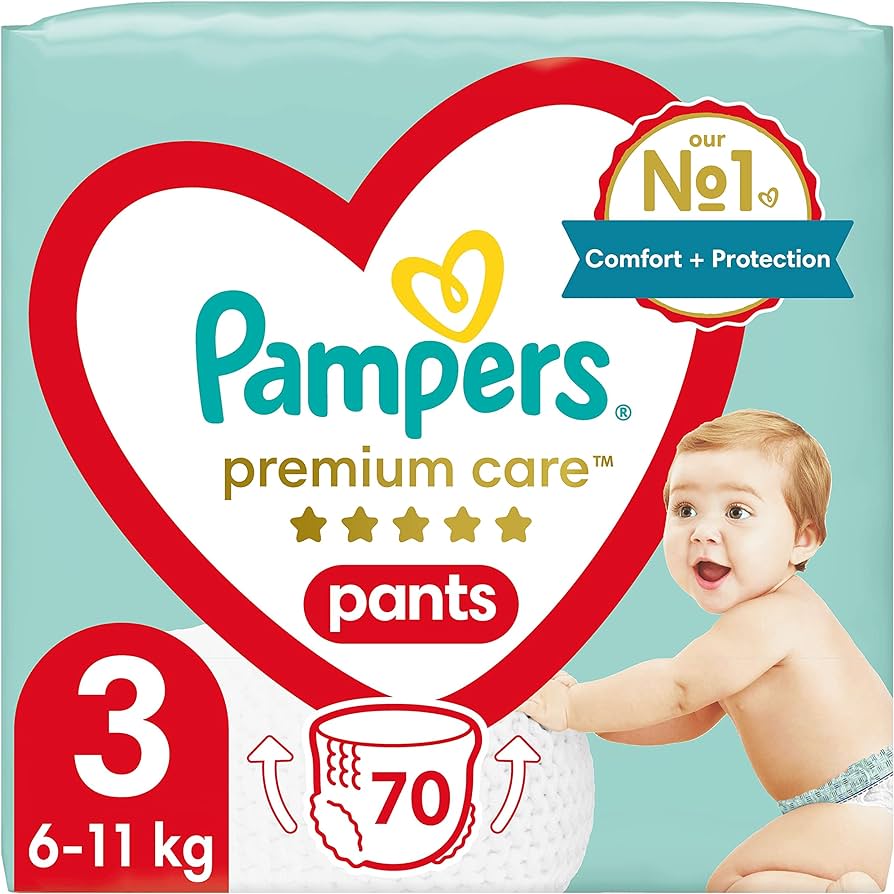 58 sztuk pampers rozmiar 3