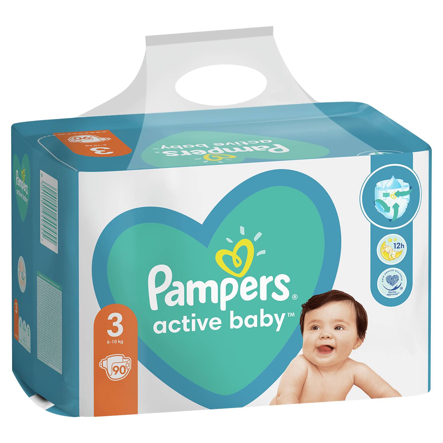 pampers active baby nowe