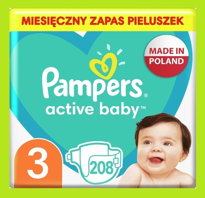 pampers giant box 3 cena