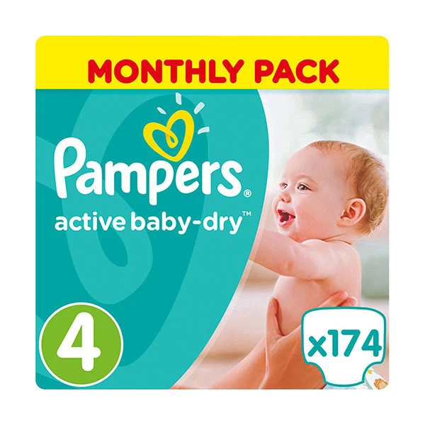 pampers mega pack+ 4