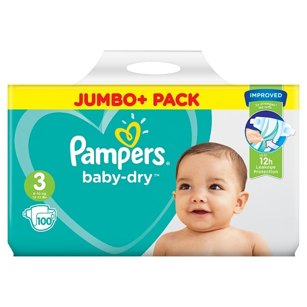 pampers 3 90 sztuk baby dry