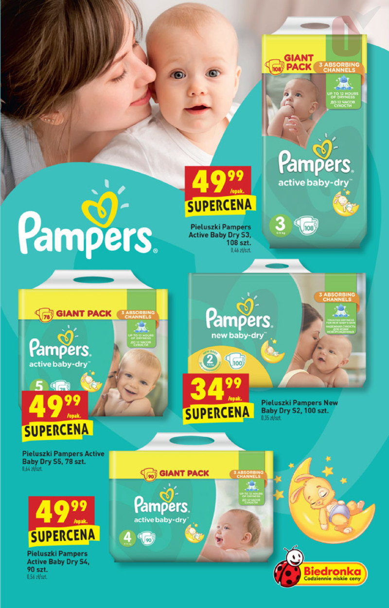 pieluszki pampers active baby 4