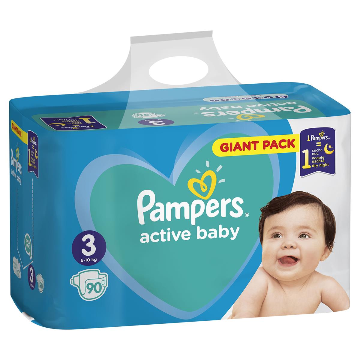 cena pampers active baby-dry 4