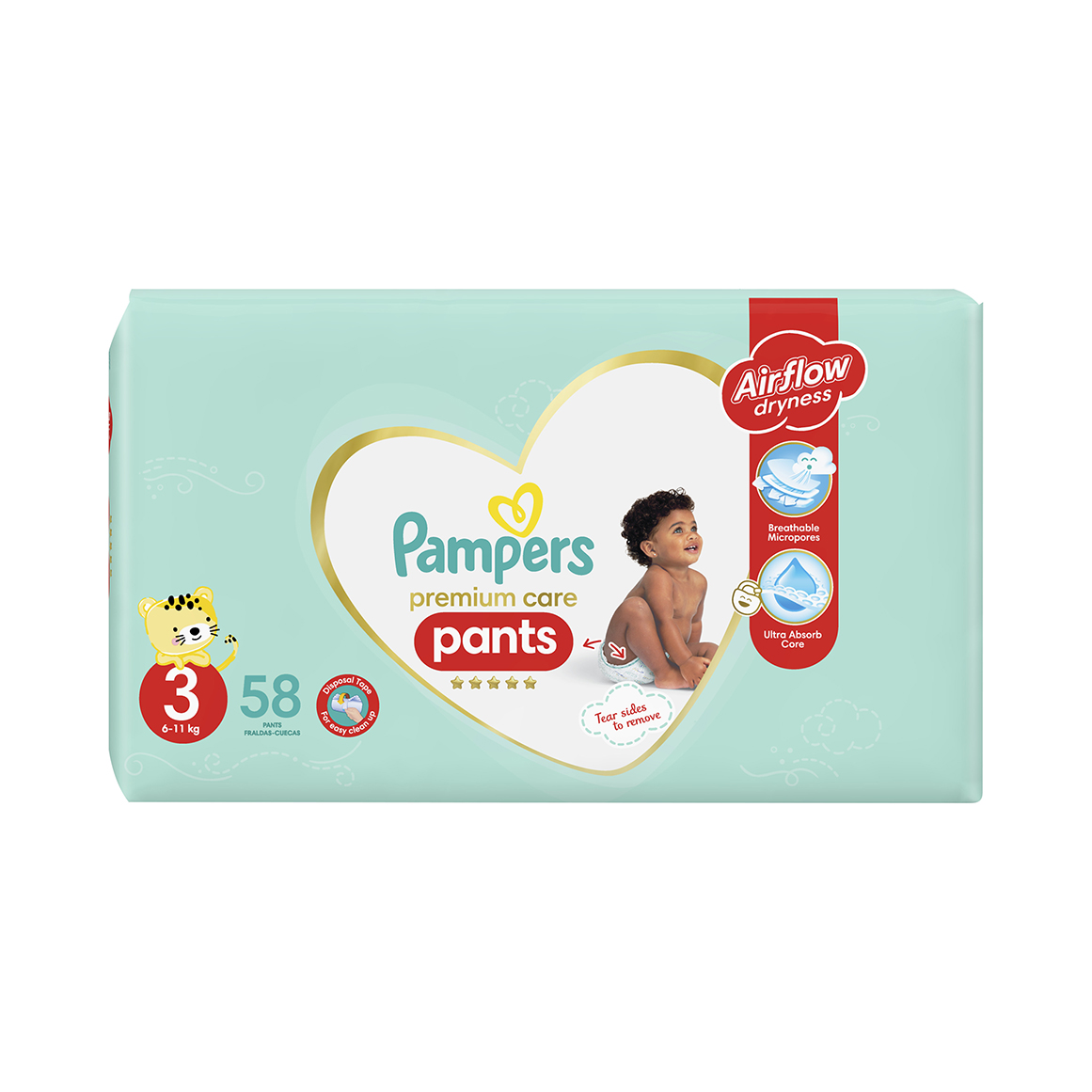 pampers active dry 4+ 120 sztuk