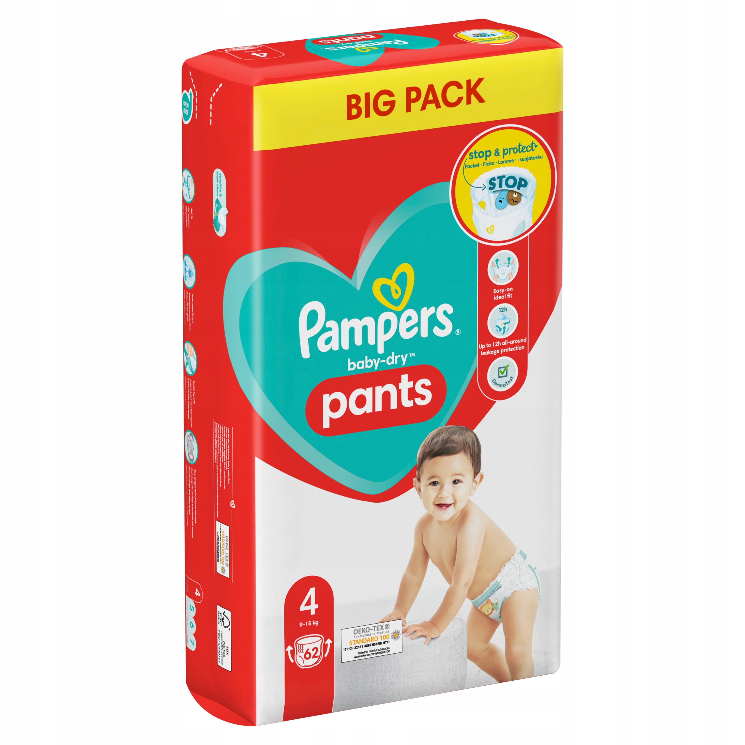 pieluchy pampers najwieksze