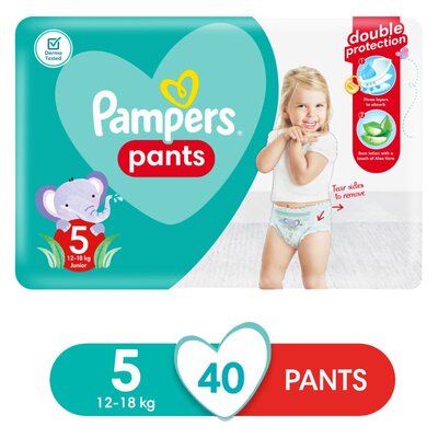 pampers on baby