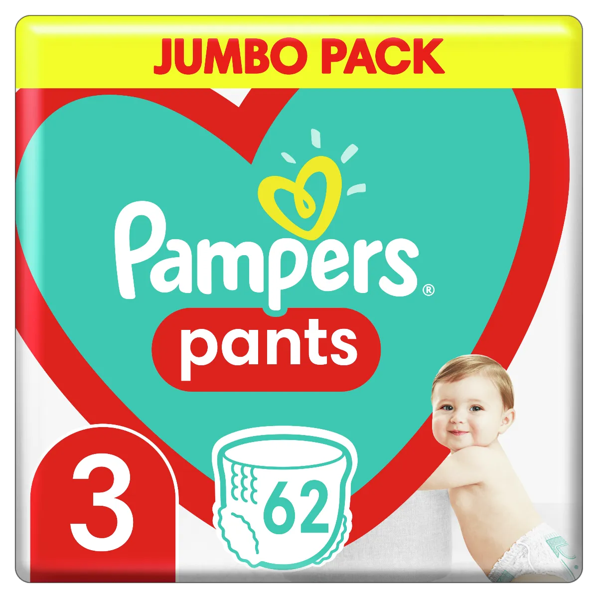 pampers baby dry misure