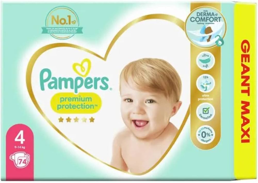 pampers premium care pieluchy rozmiar 3 midi 5-9kg 204 sztuk