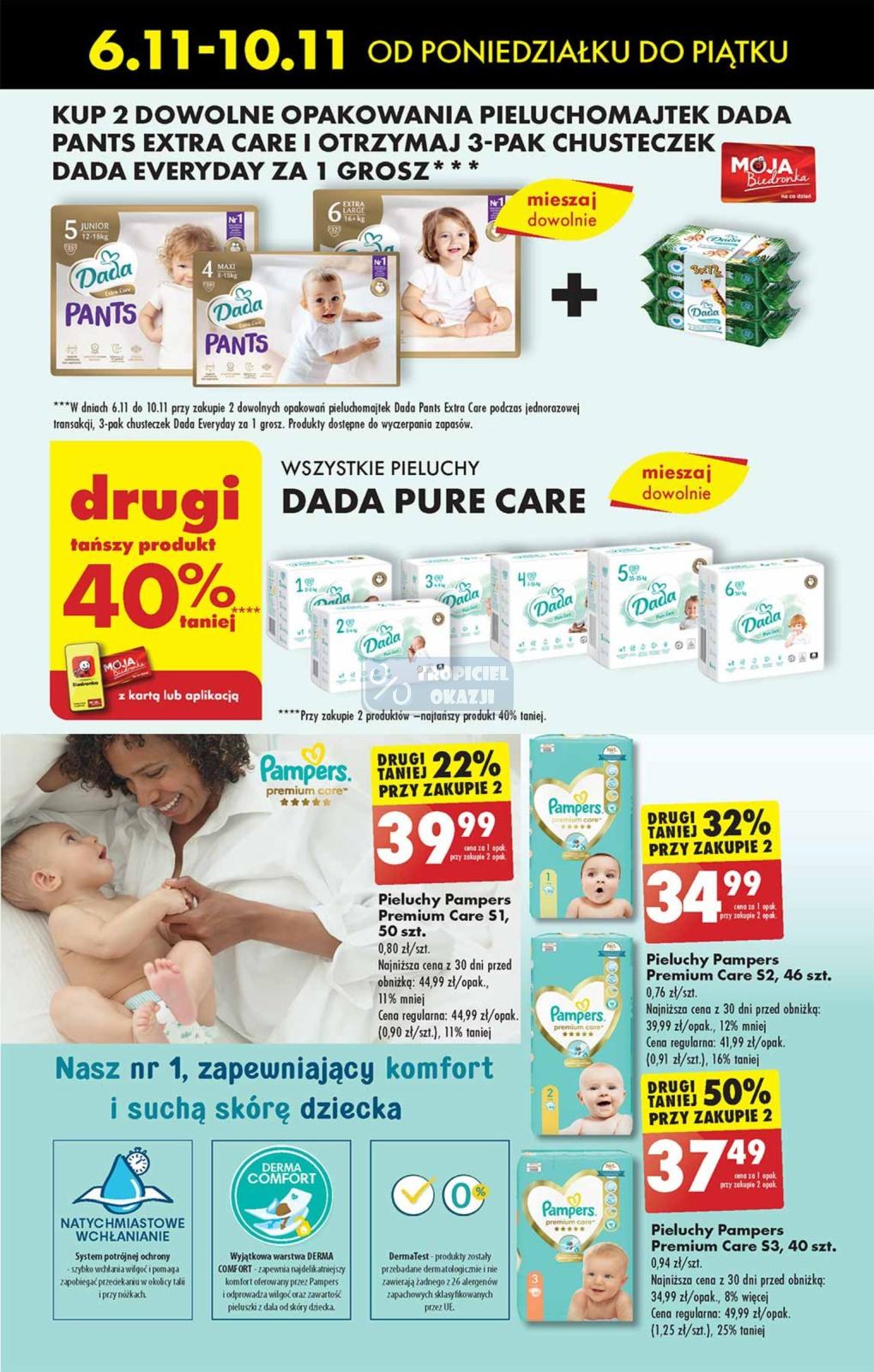 pampers pure aqua chusteczki