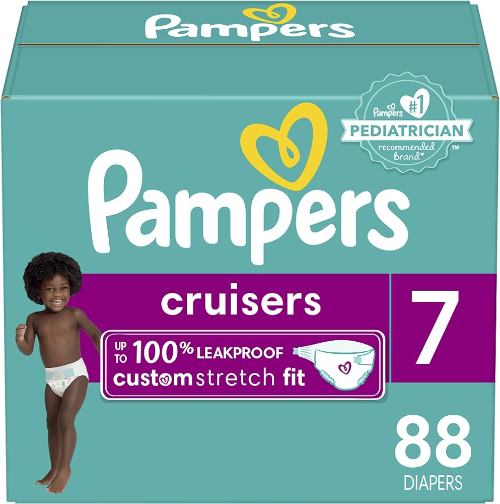 pampers niebiesko-zielone