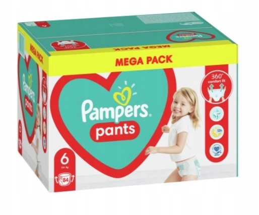 pampers pomaranczowe