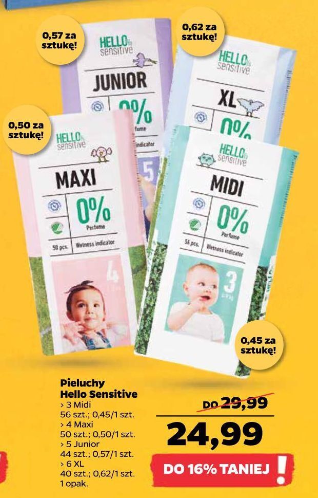 pampers 4 plus jaka waga