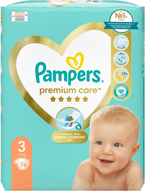 pieluchy pampers premium care newborn cena
