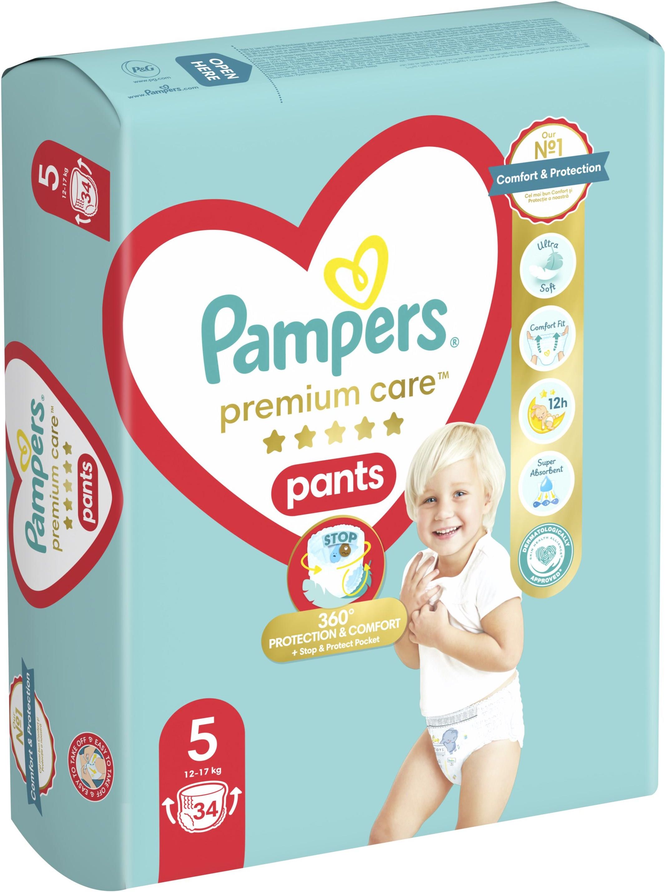 pampers niebieskie