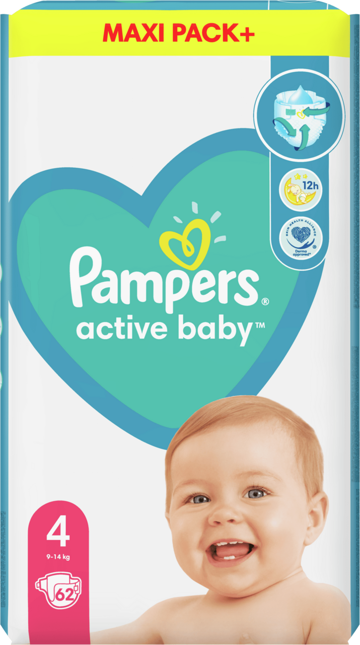 pampers active baby x large