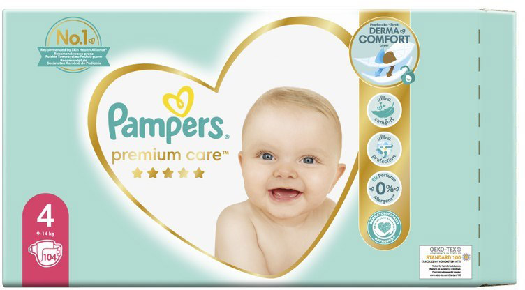 pieluchy pampers 1 22 sztuki