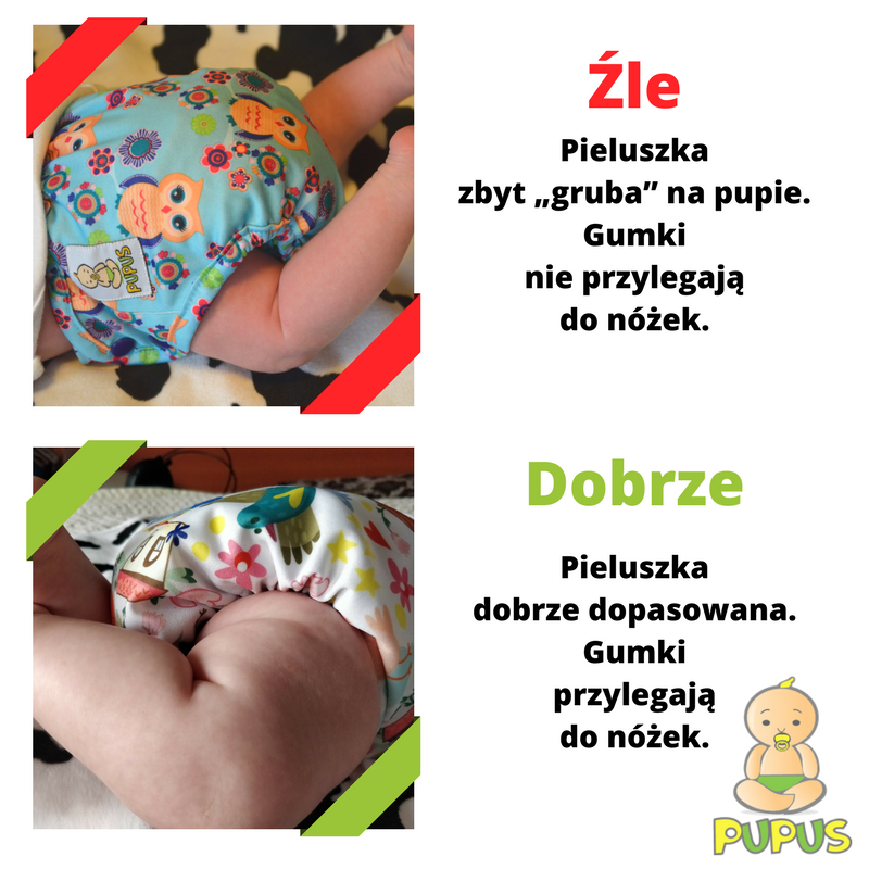 pasek na pampers pants z tyłu