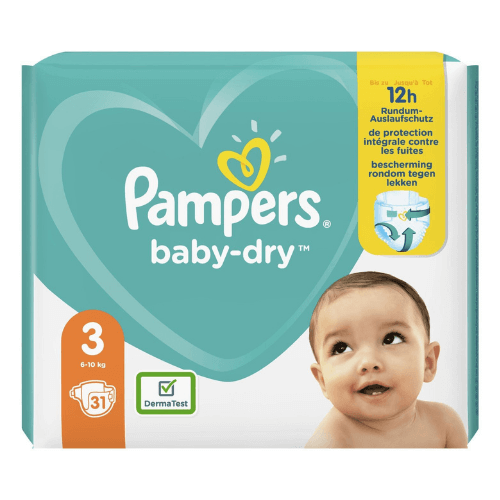 pampers pieluchy przedziały